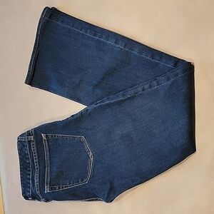 Gap Size 25/0 Curvy Flared Leg / Bootcut Blue Jeans, Gently Used Condition